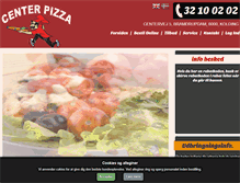 Tablet Screenshot of center-pizza.dk